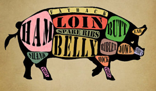 pork cuts diagram